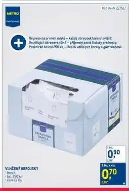 Makro Vlhčené ubrousky nabídka