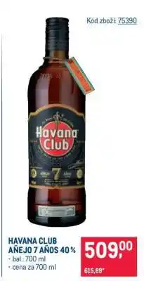 Makro HAVANA CLUB AÑEJO 7 AÑOS 40 % nabídka