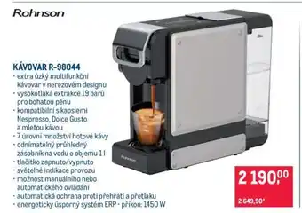 KÁVOVAR R-98044