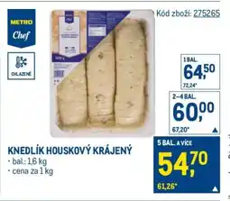 Makro KNEDLÍK HOUSKOVÝ KRÁJENÝ nabídka