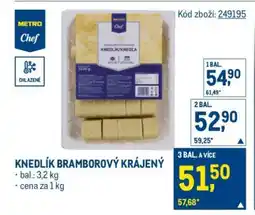 Makro KNEDLÍK BRAMBOROVÝ KRÁJENÝ nabídka