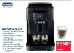 Makro KÁVOVAR ECAM12.121.B nabídka