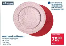 Makro PODKLADOVÝ TALÍŘ AUDREY nabídka