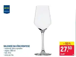 Makro SKLENICE NA VÍNO MONTESE nabídka