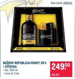 Makro BOŽKOV REPUBLICA HONEY 35 % + SÍŤOVKA nabídka
