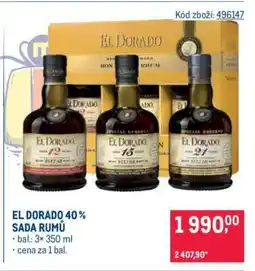 Makro EL DORADO 40 % SADA RUMŮ nabídka