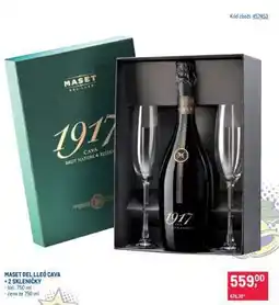 Makro MASET DEL LLEÓ CAVA + 2 SKLENIČKY nabídka
