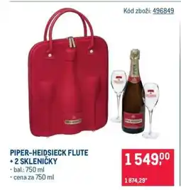 Makro PIPER-HEIDSIECK FLUTE + 2 SKLENIČKY nabídka