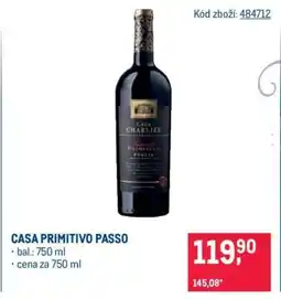 Makro CASA PRIMITIVO PASSO nabídka