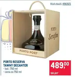 Makro PORTO RESERVA TAWNY DECANTER nabídka