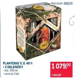 Makro PLANTERAY X. 0. 40 % + 2 SKLENIČKY nabídka