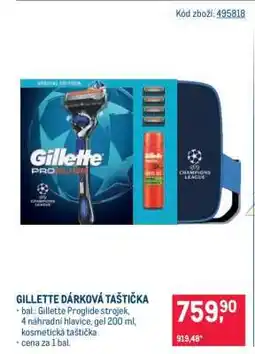 Makro GILLETTE DÁRKOVÁ TAŠTIČKA nabídka