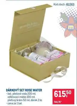 Makro DÁRKOVÝ SET ROSE WATER nabídka