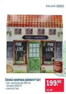Makro ČESKÁ HOSPODA DÁRKOVÝ SET nabídka