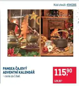 Makro PANGEA ČAJOVÝ ADVENTNÍ KALENDÁŘ nabídka