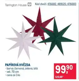 Makro PAPÍROVÁ HVĚZDA nabídka