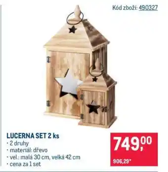 LUCERNA SET 2 ks