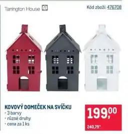Makro KOVOVÝ DOMEČEK NA SVÍČKU nabídka