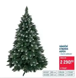 Makro VÁNOČNÍ STROMEK ASPEN nabídka