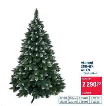 Makro VÁNOČNÍ STROMEK ASPEN nabídka