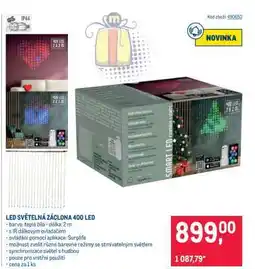 Makro LED SVĚTELNÁ ZÁCLONA 400 LED nabídka