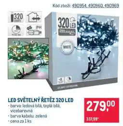 Makro LED SVĚTELNÝ ŘETĚZ 320 LED nabídka