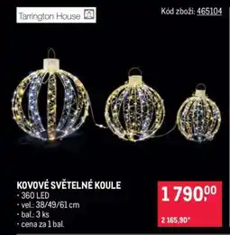 Makro KOVOVÉ SVĚTELNÉ KOULE nabídka