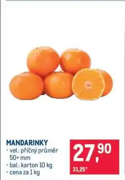 Makro Mandarinky nabídka