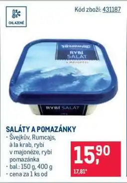 Makro SALÁTY A POMAZÁNKY nabídka