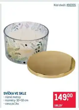 Makro Svíčka ve skle nabídka