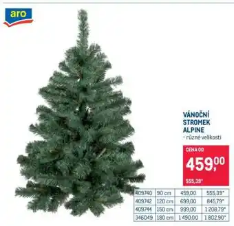 Makro VÁNOČNÍ STROMEK ALPINE nabídka
