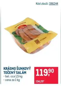 Makro KRÁSNO ŠUNKOVÝ TOČENÝ SALÁM nabídka