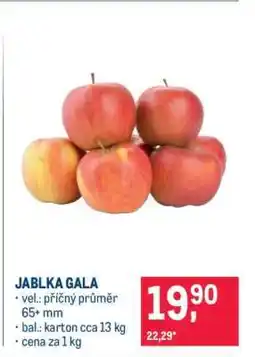 Makro JABLKA GALA nabídka
