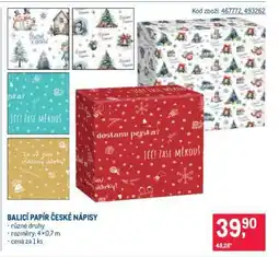 Makro BALICÍ PAPÍR ČESKÉ NÁPISY nabídka
