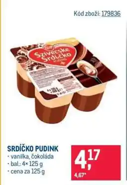 Makro SRDÍČKO PUDINK nabídka