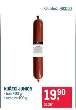 Makro Kuřecí Junior nabídka