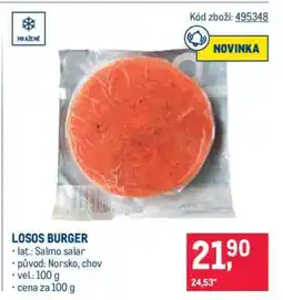 Makro Losos burger nabídka
