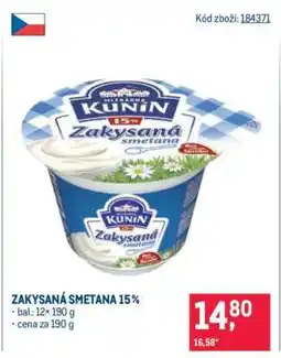Makro Zakysaná smetana 15% nabídka