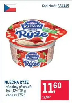 Makro Mléčná rýže nabídka