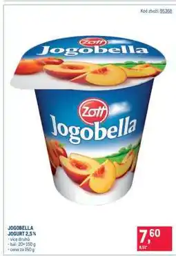 Makro Jogobella jogurt 2,5 % nabídka