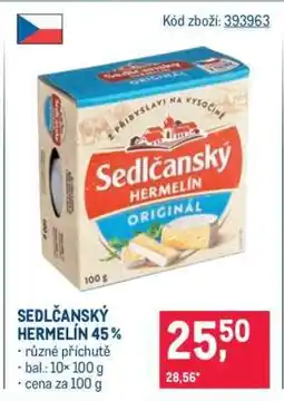 Makro Sedlčanský Hermelín 45 % nabídka