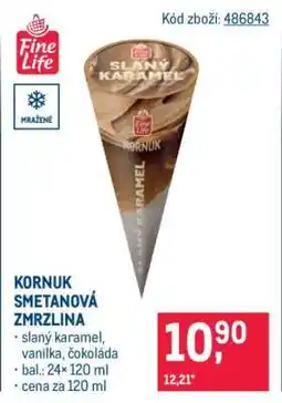 Makro KORNUK SMETANOVÁ ZMRZLINA nabídka