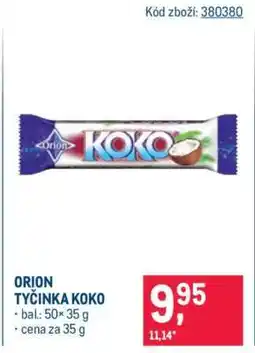 Makro Orion tyčinka Koko nabídka