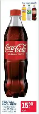 Makro Coca-Cola, Fanta, Sprite nabídka
