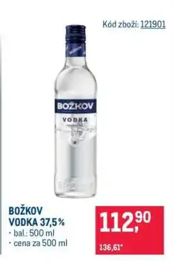 Makro Božkov Vodka 37,5 % nabídka