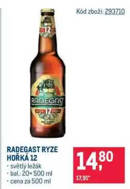 Makro Radegast Ryze Hořká 12 nabídka