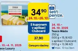 Tesco Tesco Máslo nabídka
