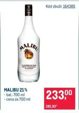 Makro Malibu 21 % nabídka