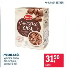 Makro Ovesná kaše nabídka