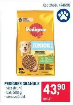 Makro Pedigree granule nabídka